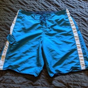 Quicksilver Teal/Blue Board Shorts